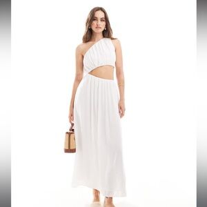 Abercrombie & Fitch (NWT) Greek Goddess White dress